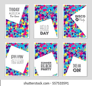 Abstract vector layout background set. For art template design, list, page, mockup brochure theme style, banner, idea, cover, booklet, print, flyer, book, blank, card, ad, sign, sheet,, a4.