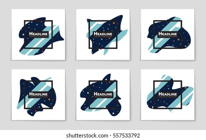 Abstract vector layout background set. For art template design, list, page, mockup brochure theme style, banner, idea, cover, booklet, print, flyer, book, blank, card, ad, sign, sheet,, a4.