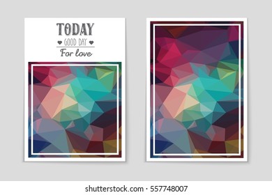 Abstract vector layout background set. For art template design, list, page, mockup brochure theme style, banner, idea, cover, booklet, print, flyer, book, blank, card, ad, sign, sheet,, a4.