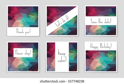 Abstract vector layout background set. For art template design, list, page, mockup brochure theme style, banner, idea, cover, booklet, print, flyer, book, blank, card, ad, sign, sheet,, a4.