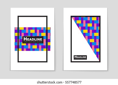 Abstract vector layout background set. For art template design, list, page, mockup brochure theme style, banner, idea, cover, booklet, print, flyer, book, blank, card, ad, sign, sheet,, a4.