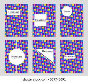 Abstract vector layout background set. For art template design, list, page, mockup brochure theme style, banner, idea, cover, booklet, print, flyer, book, blank, card, ad, sign, sheet,, a4.