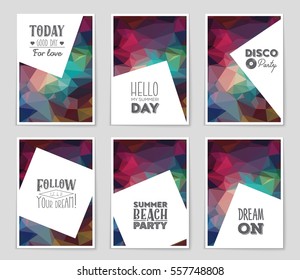 Abstract vector layout background set. For art template design, list, page, mockup brochure theme style, banner, idea, cover, booklet, print, flyer, book, blank, card, ad, sign, sheet,, a4.