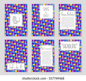 Abstract vector layout background set. For art template design, list, page, mockup brochure theme style, banner, idea, cover, booklet, print, flyer, book, blank, card, ad, sign, sheet,, a4.