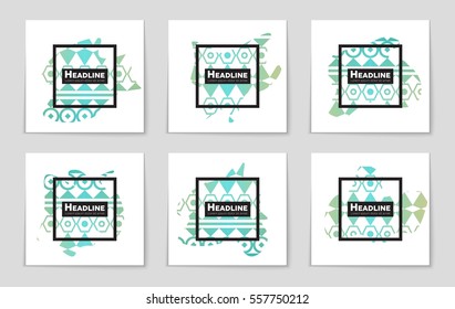 Abstract vector layout background set. For art template design, list, page, mockup brochure theme style, banner, idea, cover, booklet, print, flyer, book, blank, card, ad, sign, sheet,, a4.