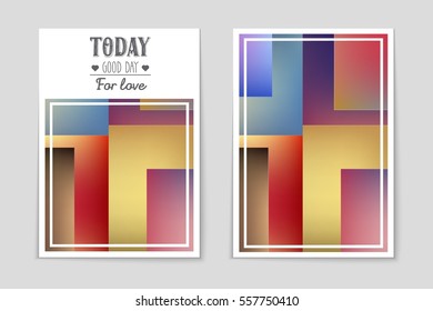Abstract vector layout background set. For art template design, list, page, mockup brochure theme style, banner, idea, cover, booklet, print, flyer, book, blank, card, ad, sign, sheet,, a4.