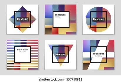 Abstract vector layout background set. For art template design, list, page, mockup brochure theme style, banner, idea, cover, booklet, print, flyer, book, blank, card, ad, sign, sheet,, a4.