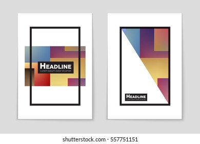 Abstract vector layout background set. For art template design, list, page, mockup brochure theme style, banner, idea, cover, booklet, print, flyer, book, blank, card, ad, sign, sheet,, a4.