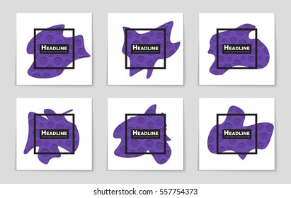 Abstract vector layout background set. For art template design, list, page, mockup brochure theme style, banner, idea, cover, booklet, print, flyer, book, blank, card, ad, sign, sheet,, a4.