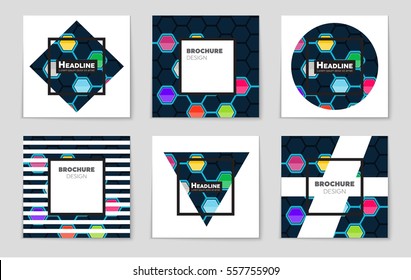 Abstract vector layout background set. For art template design, list, page, mockup brochure theme style, banner, idea, cover, booklet, print, flyer, book, blank, card, ad, sign, sheet,, a4.