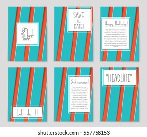 Abstract vector layout background set. For art template design, list, page, mockup brochure theme style, banner, idea, cover, booklet, print, flyer, book, blank, card, ad, sign, sheet,, a4.