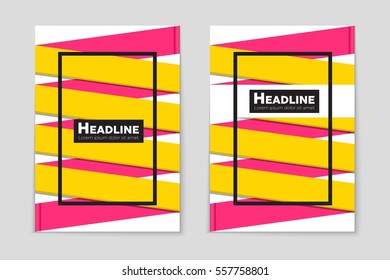 Abstract vector layout background set. For art template design, list, page, mockup brochure theme style, banner, idea, cover, booklet, print, flyer, book, blank, card, ad, sign, sheet,, a4.