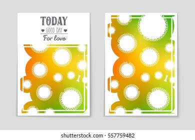 Abstract vector layout background set. For art template design, list, page, mockup brochure theme style, banner, idea, cover, booklet, print, flyer, book, blank, card, ad, sign, sheet,, a4.
