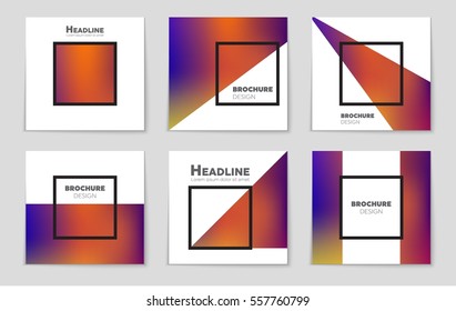 Abstract vector layout background set. For art template design, list, page, mockup brochure theme style, banner, idea, cover, booklet, print, flyer, book, blank, card, ad, sign, sheet,, a4.