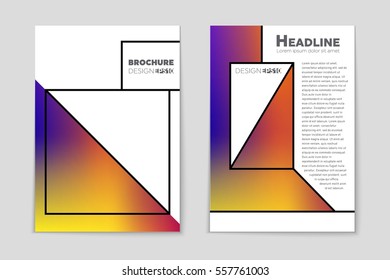 Abstract vector layout background set. For art template design, list, page, mockup brochure theme style, banner, idea, cover, booklet, print, flyer, book, blank, card, ad, sign, sheet,, a4.