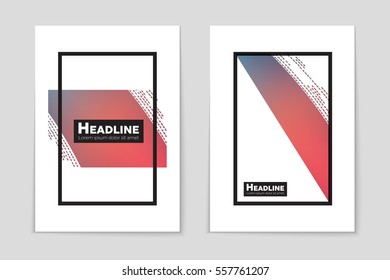 Abstract vector layout background set. For art template design, list, page, mockup brochure theme style, banner, idea, cover, booklet, print, flyer, book, blank, card, ad, sign, sheet,, a4.