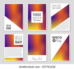 Abstract vector layout background set. For art template design, list, page, mockup brochure theme style, banner, idea, cover, booklet, print, flyer, book, blank, card, ad, sign, sheet,, a4.