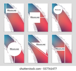 Abstract vector layout background set. For art template design, list, page, mockup brochure theme style, banner, idea, cover, booklet, print, flyer, book, blank, card, ad, sign, sheet,, a4.