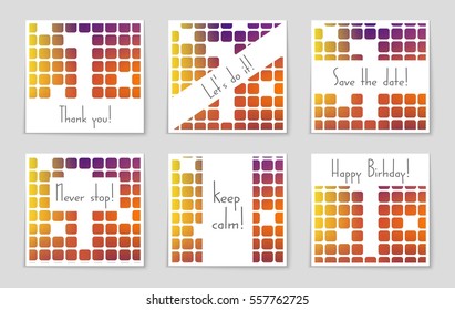 Abstract vector layout background set. For art template design, list, page, mockup brochure theme style, banner, idea, cover, booklet, print, flyer, book, blank, card, ad, sign, sheet,, a4.