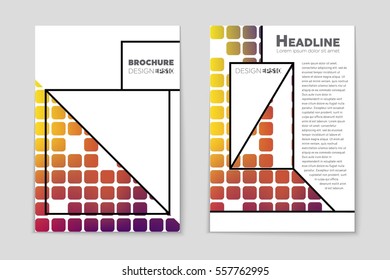 Abstract vector layout background set. For art template design, list, page, mockup brochure theme style, banner, idea, cover, booklet, print, flyer, book, blank, card, ad, sign, sheet,, a4.