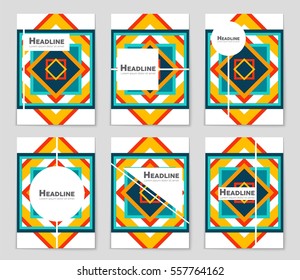 Abstract vector layout background set. For art template design, list, page, mockup brochure theme style, banner, idea, cover, booklet, print, flyer, book, blank, card, ad, sign, sheet,, a4.