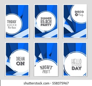 Abstract vector layout background set. For art template design, list, front page, mockup brochure theme style, banner, idea, cover, booklet, print, flyer, book, blank, card, ad, sign, sheet,, a4.