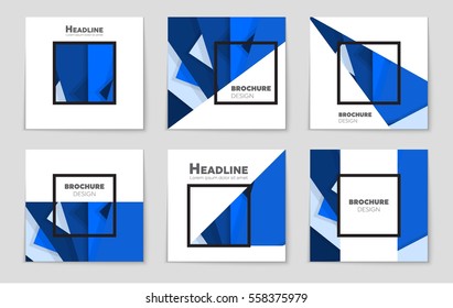 Abstract vector layout background set. For art template design, list, front page, mockup brochure theme style, banner, idea, cover, booklet, print, flyer, book, blank, card, ad, sign, sheet,, a4.