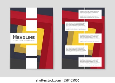 Abstract vector layout background set. For art template design, list, front page, mockup brochure theme style, banner, idea, cover, booklet, print, flyer, book, blank, card, ad, sign, sheet,, a4.