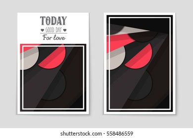 Abstract vector layout background set. For art template design, list, front page, mockup brochure theme style, banner, idea, cover, booklet, print, flyer, book, blank, card, ad, sign, sheet,, a4.