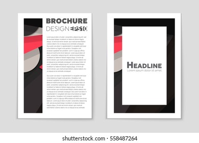 Abstract vector layout background set. For art template design, list, front page, mockup brochure theme style, banner, idea, cover, booklet, print, flyer, book, blank, card, ad, sign, sheet,, a4.
