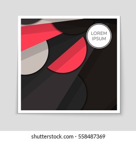Abstract vector layout background set. For art template design, list, front page, mockup brochure theme style, banner, idea, cover, booklet, print, flyer, book, blank, card, ad, sign, sheet,, a4.