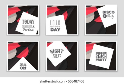 Abstract vector layout background set. For art template design, list, front page, mockup brochure theme style, banner, idea, cover, booklet, print, flyer, book, blank, card, ad, sign, sheet,, a4.