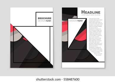 Abstract vector layout background set. For art template design, list, front page, mockup brochure theme style, banner, idea, cover, booklet, print, flyer, book, blank, card, ad, sign, sheet,, a4.