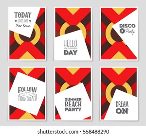 Abstract vector layout background set. For art template design, list, front page, mockup brochure theme style, banner, idea, cover, booklet, print, flyer, book, blank, card, ad, sign, sheet,, a4.