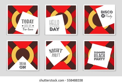 Abstract vector layout background set. For art template design, list, front page, mockup brochure theme style, banner, idea, cover, booklet, print, flyer, book, blank, card, ad, sign, sheet,, a4.