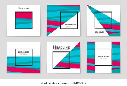 Abstract vector layout background set. For art template design, list, front page, mockup brochure theme style, banner, idea, cover, booklet, print, flyer, book, blank, card, ad, sign, sheet,, a4.