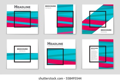 Abstract vector layout background set. For art template design, list, front page, mockup brochure theme style, banner, idea, cover, booklet, print, flyer, book, blank, card, ad, sign, sheet,, a4.