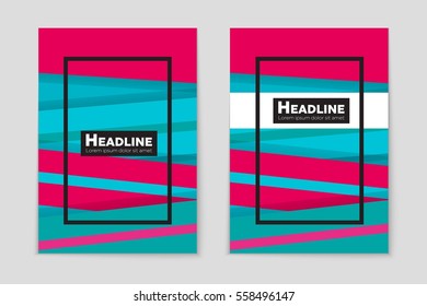 Abstract vector layout background set. For art template design, list, front page, mockup brochure theme style, banner, idea, cover, booklet, print, flyer, book, blank, card, ad, sign, sheet,, a4.