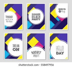 Abstract vector layout background set. For art template design, list, front page, mockup brochure theme style, banner, idea, cover, booklet, print, flyer, book, blank, card, ad, sign, sheet,, a4.