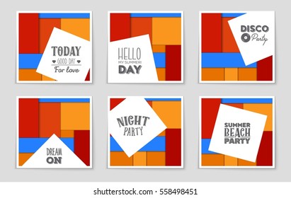 Abstract vector layout background set. For art template design, list, front page, mockup brochure theme style, banner, idea, cover, booklet, print, flyer, book, blank, card, ad, sign, sheet,, a4.