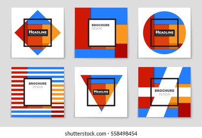 Abstract vector layout background set. For art template design, list, front page, mockup brochure theme style, banner, idea, cover, booklet, print, flyer, book, blank, card, ad, sign, sheet,, a4.