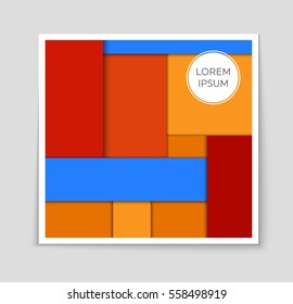 Abstract vector layout background set. For art template design, list, front page, mockup brochure theme style, banner, idea, cover, booklet, print, flyer, book, blank, card, ad, sign, sheet,, a4.