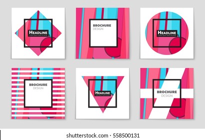 Abstract vector layout background set. For art template design, list, front page, mockup brochure theme style, banner, idea, cover, booklet, print, flyer, book, blank, card, ad, sign, sheet,, a4.