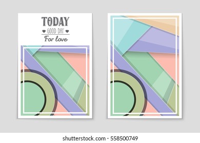 Abstract vector layout background set. For art template design, list, front page, mockup brochure theme style, banner, idea, cover, booklet, print, flyer, book, blank, card, ad, sign, sheet,, a4.