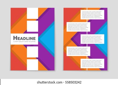 Abstract vector layout background set. For art template design, list, front page, mockup brochure theme style, banner, idea, cover, booklet, print, flyer, book, blank, card, ad, sign, sheet,, a4.