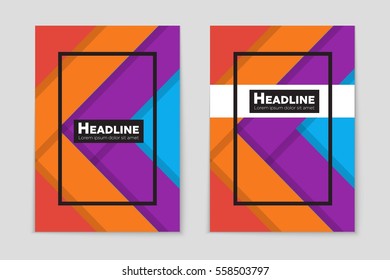 Abstract vector layout background set. For art template design, list, front page, mockup brochure theme style, banner, idea, cover, booklet, print, flyer, book, blank, card, ad, sign, sheet,, a4.