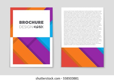 Abstract vector layout background set. For art template design, list, front page, mockup brochure theme style, banner, idea, cover, booklet, print, flyer, book, blank, card, ad, sign, sheet,, a4.