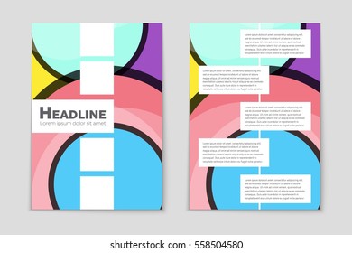 Abstract vector layout background set. For art template design, list, front page, mockup brochure theme style, banner, idea, cover, booklet, print, flyer, book, blank, card, ad, sign, sheet,, a4.