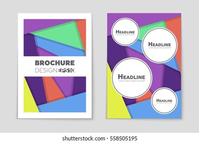 Abstract vector layout background set. For art template design, list, front page, mockup brochure theme style, banner, idea, cover, booklet, print, flyer, book, blank, card, ad, sign, sheet,, a4.