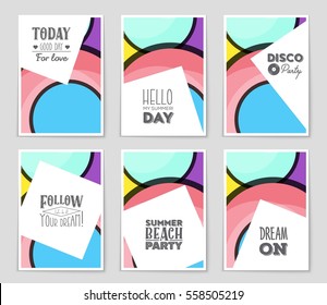 Abstract vector layout background set. For art template design, list, front page, mockup brochure theme style, banner, idea, cover, booklet, print, flyer, book, blank, card, ad, sign, sheet,, a4.